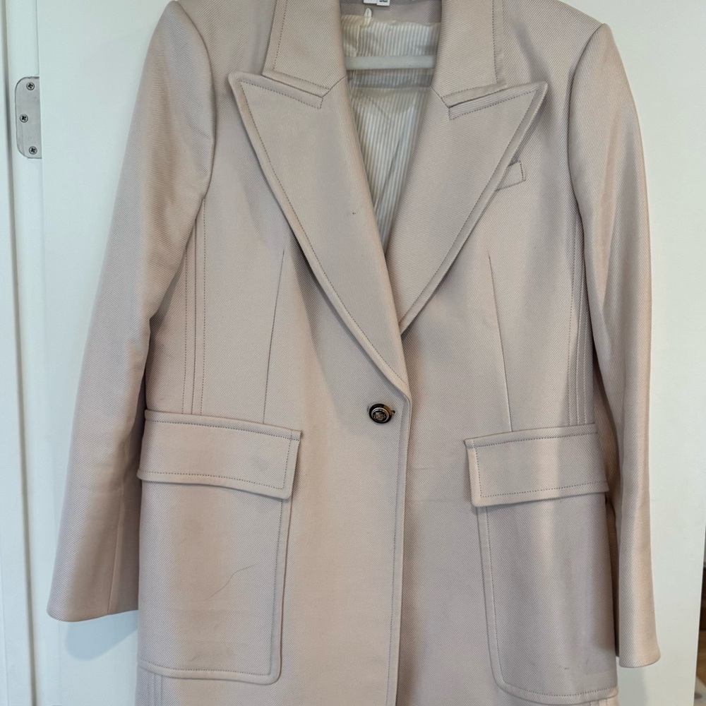 Veronica Beard Cream Blazer